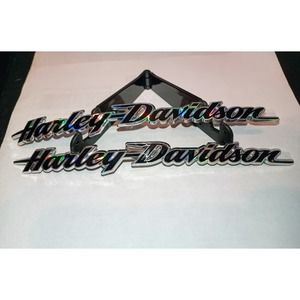 OEM Softail Deluxe LH/RH Fuel Tank Medallion 14100754 set of 2